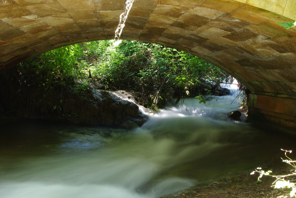 puente sobre aguas turbulentas