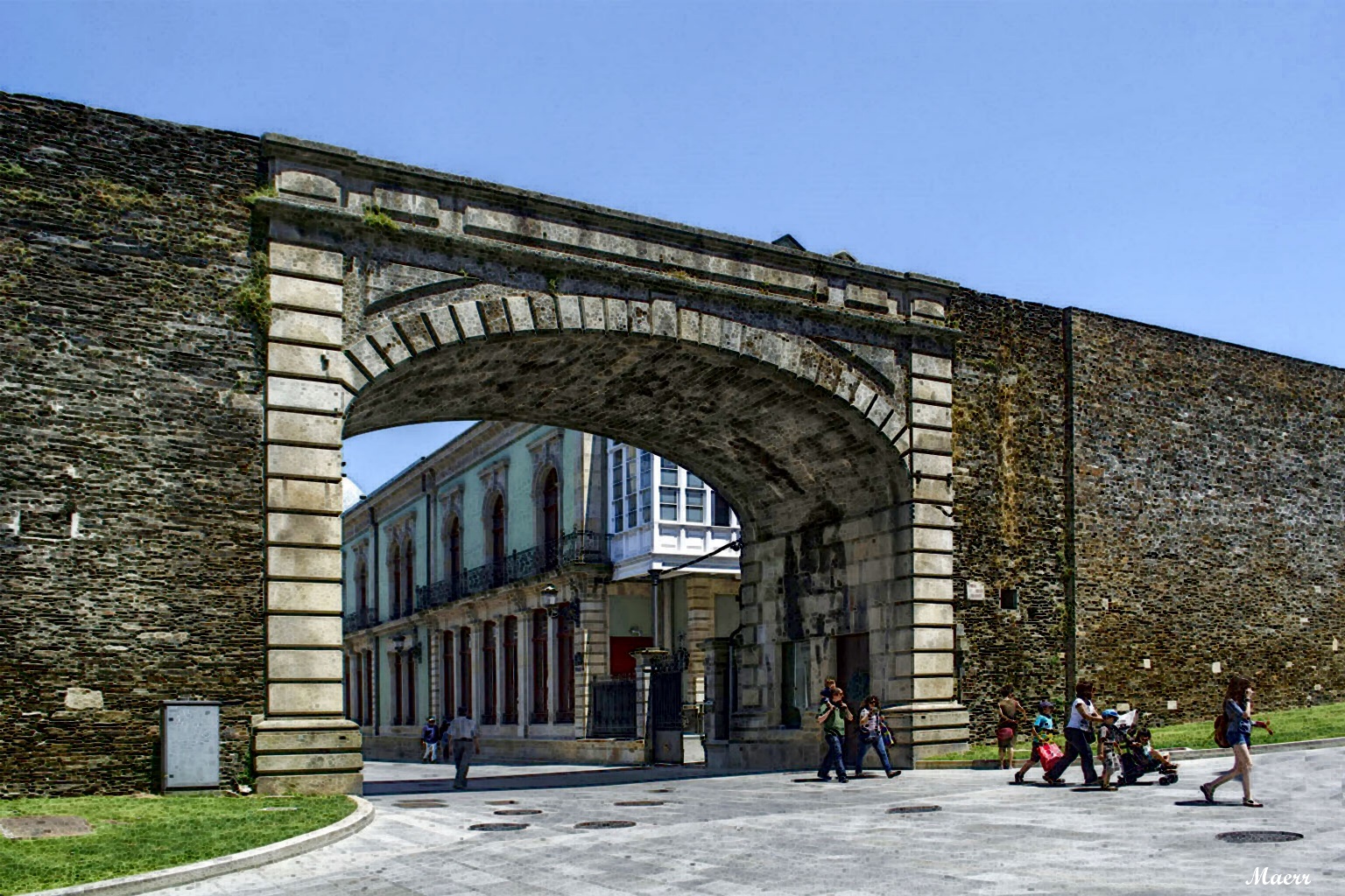 Puerta Bispo Aguirre.Lugo.