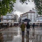 Puerta Fajera con lluvia.