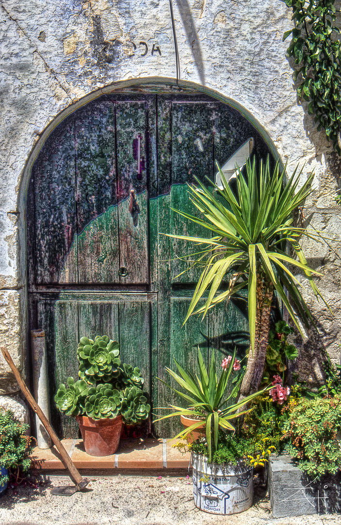 Puerta que ve pasar el tiempo