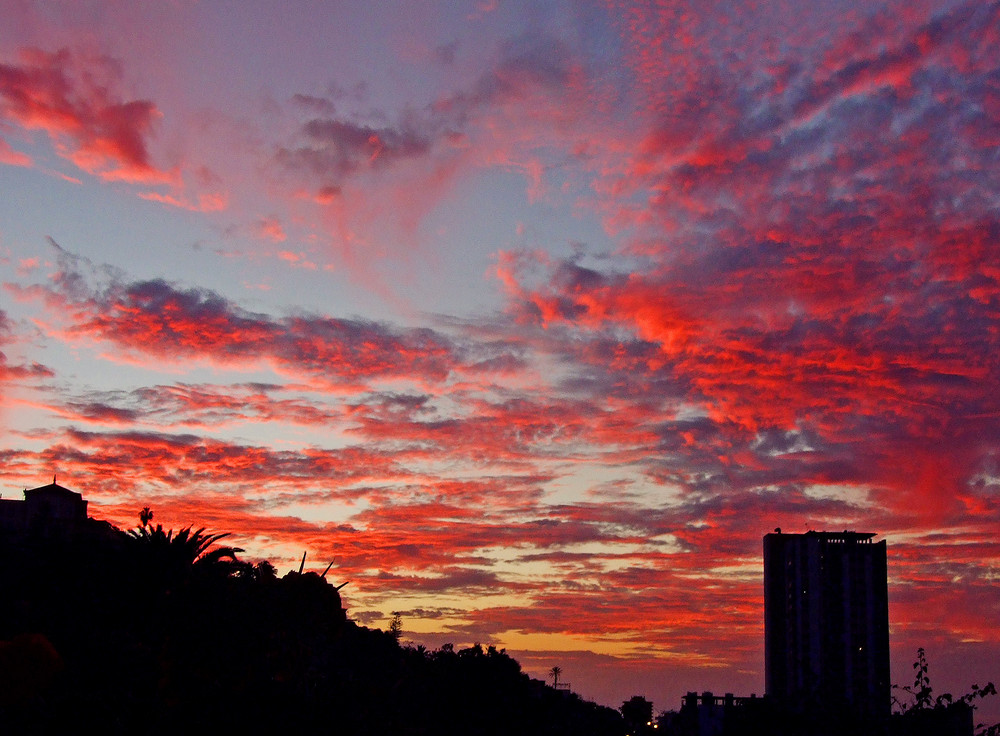 Puerto de la Cruz Sonnenuntergang