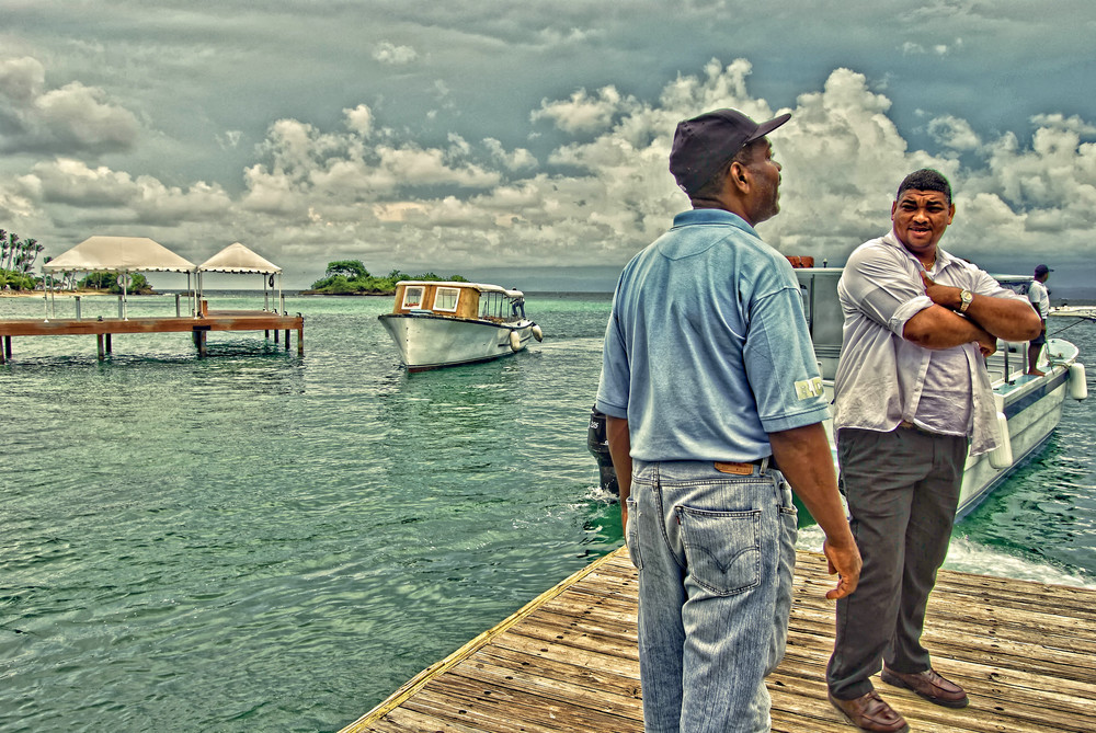 Puerto de la Península de Sammaná en la Rebublica Diminicana.