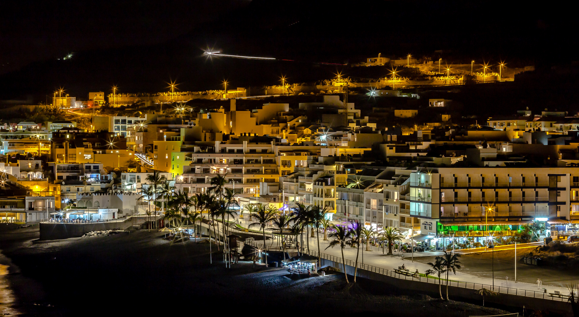 Puerto Naos bei Nacht