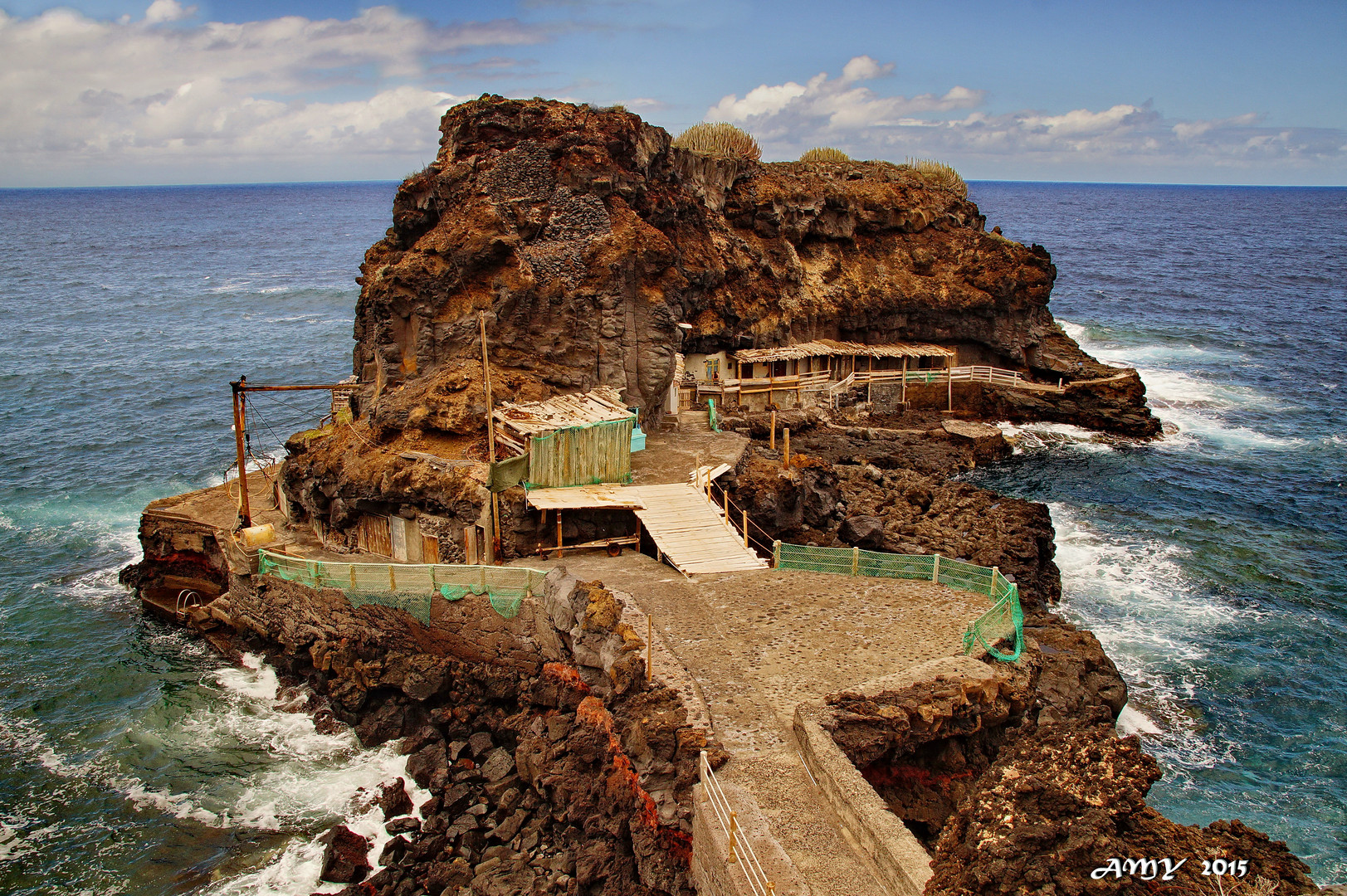 PUERTO TALAVERA ( BARLOVENTO - LA PALMA). Dedicada a RAFAEL MIRABET.