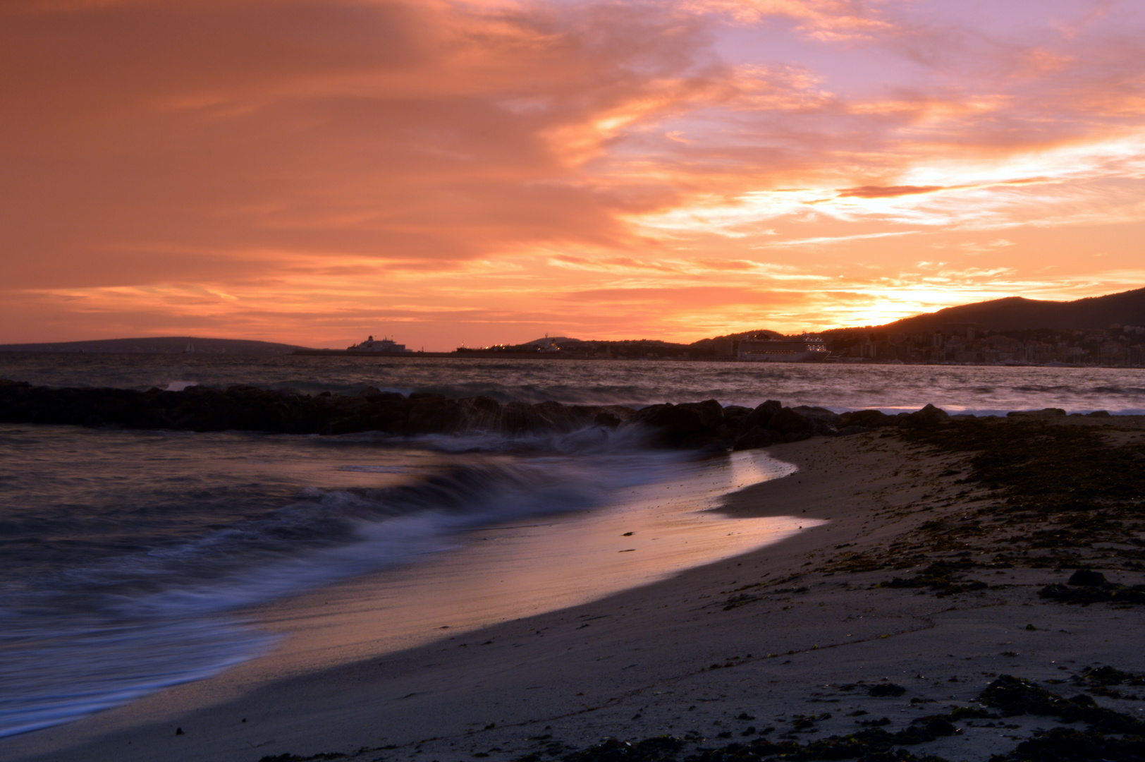 Puesta de sol desde Can Pere Antoni-Palma de Mallorca