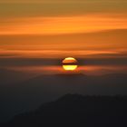 Puesta de Sol desde el Volcán Villarica, Chile