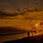 Puesta de sol desde playa Cocal Puntarenas Costa Rica