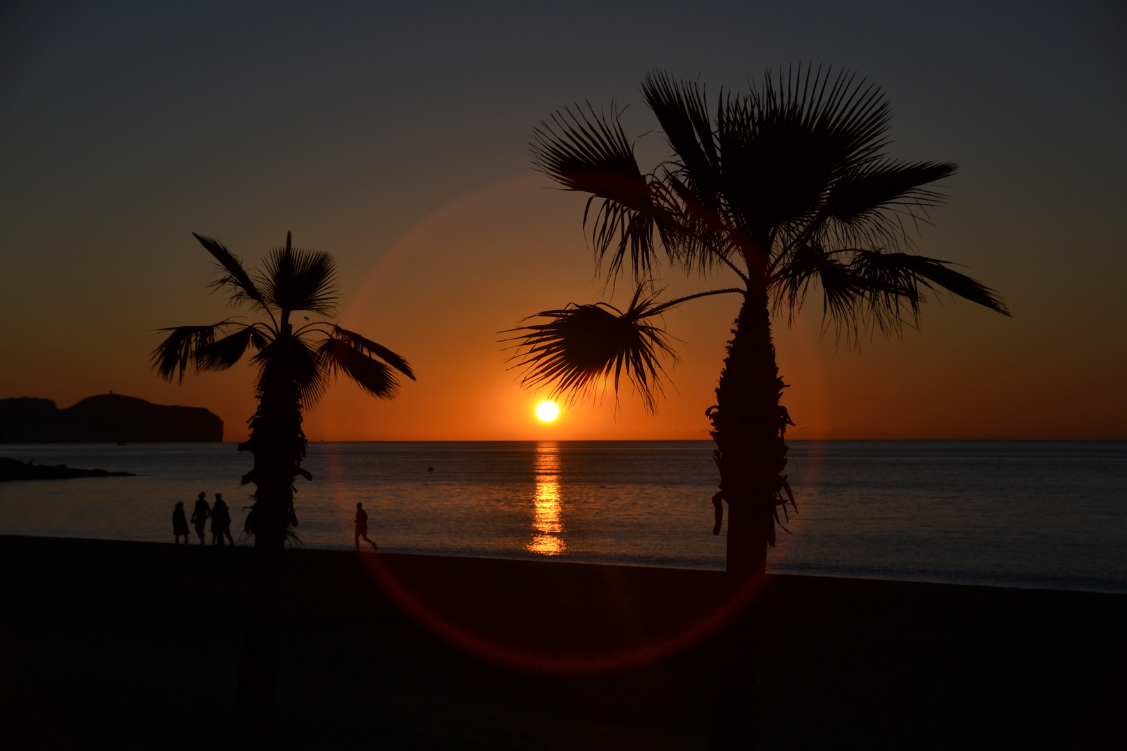 Puesta de sol en Calpe