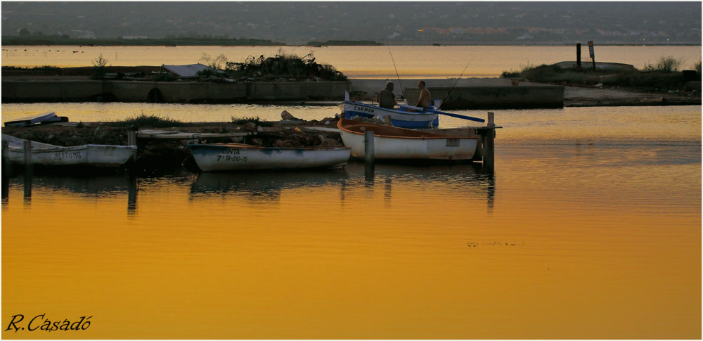 Puesta de sol en el Delta