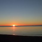 Puesta de sol en Ensenada, Lago Llanquihue, Chile