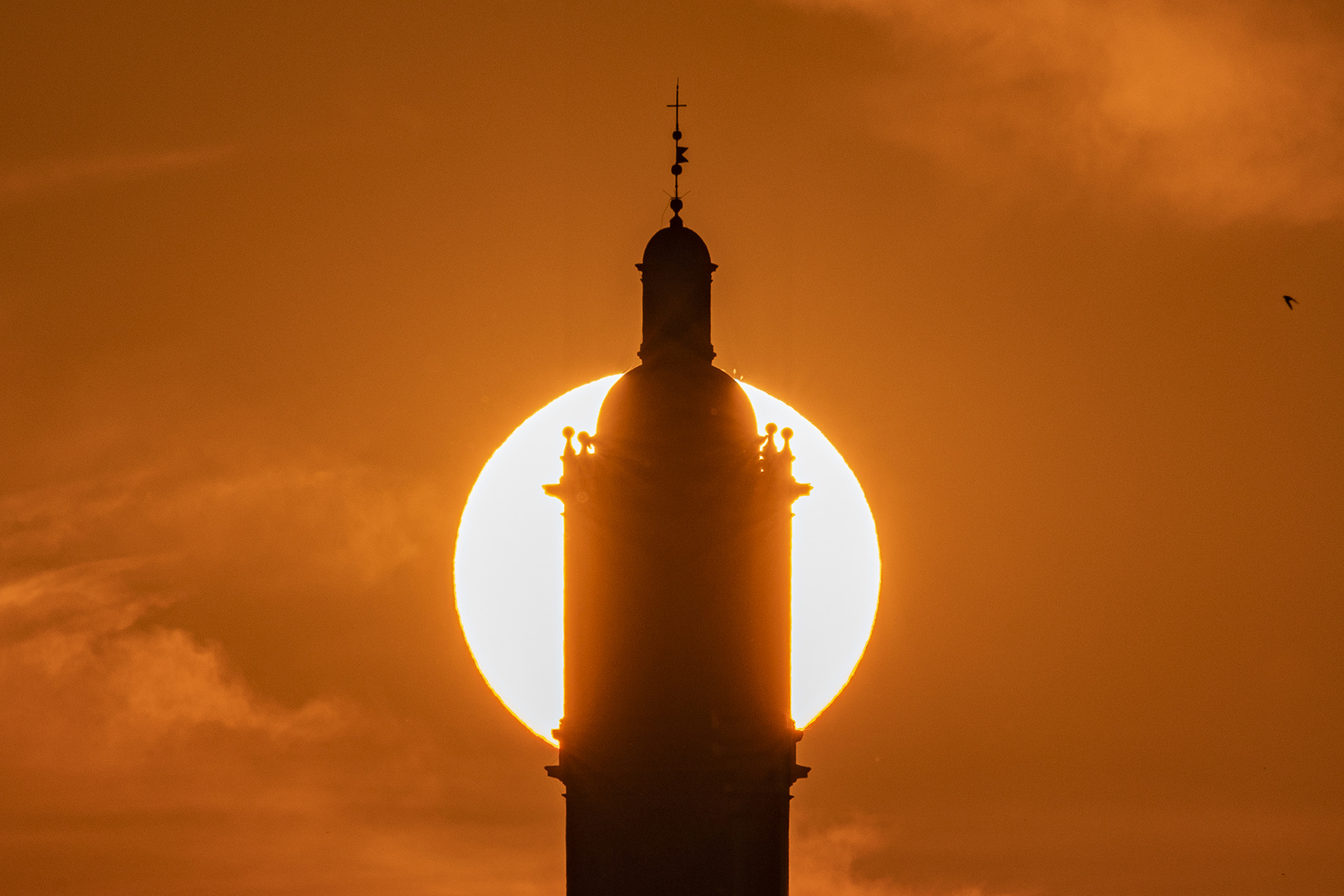 Puesta de sol en Esparreguera.