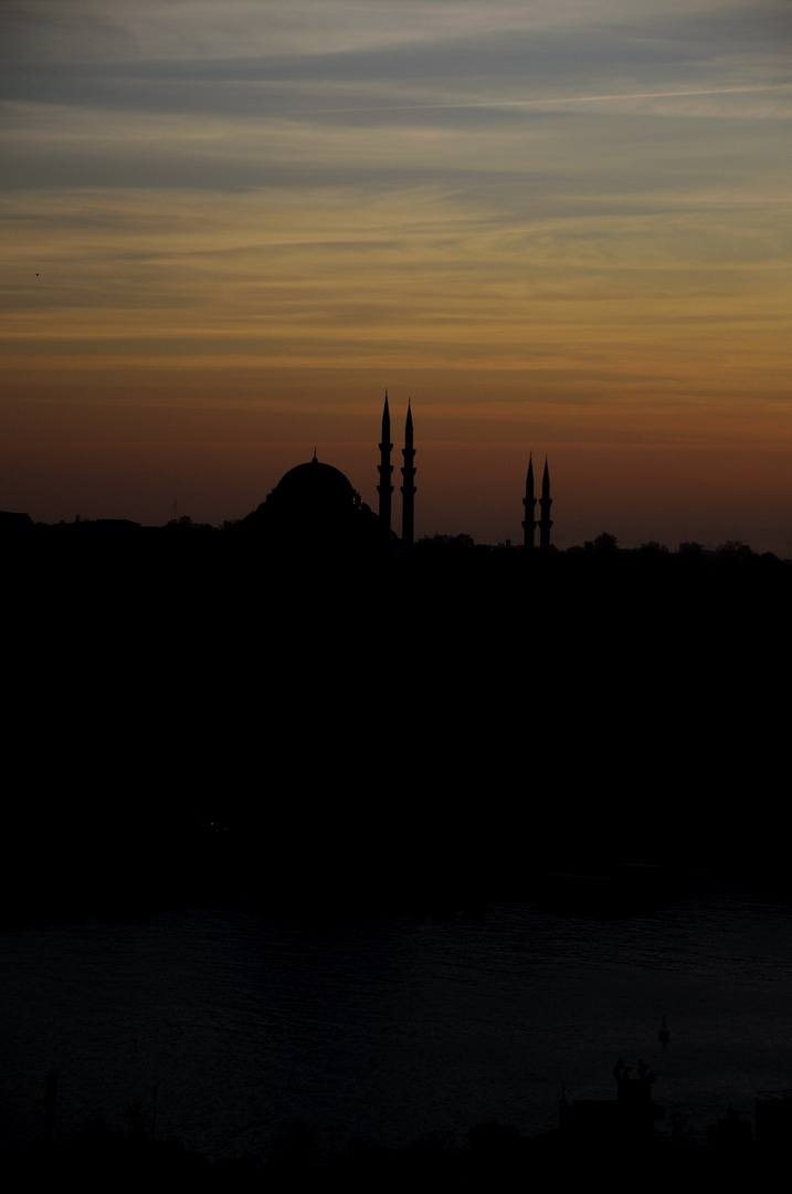 Puesta de sol en Estambul