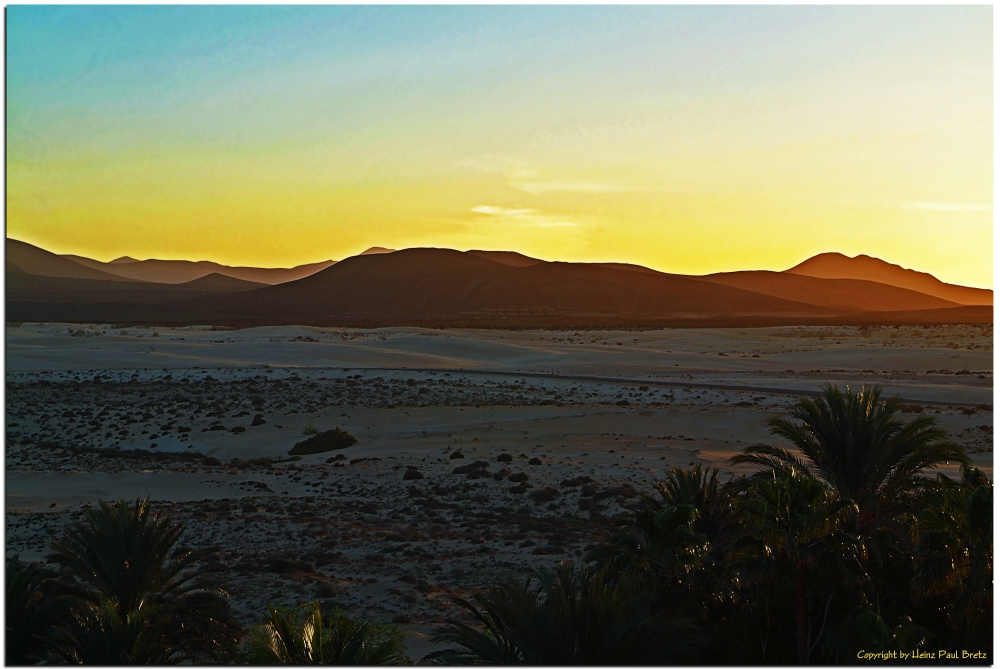 Puesta de sol en Fuerteventura