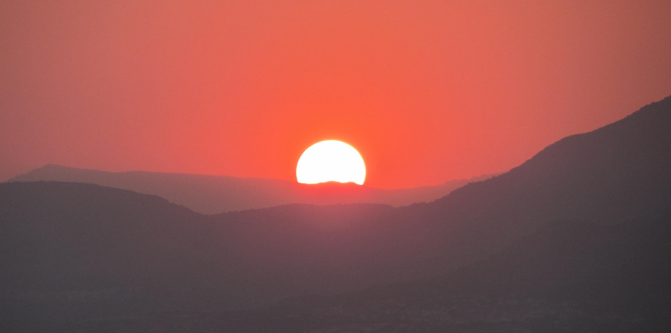 Puesta de Sol en la Sierra de Gredos