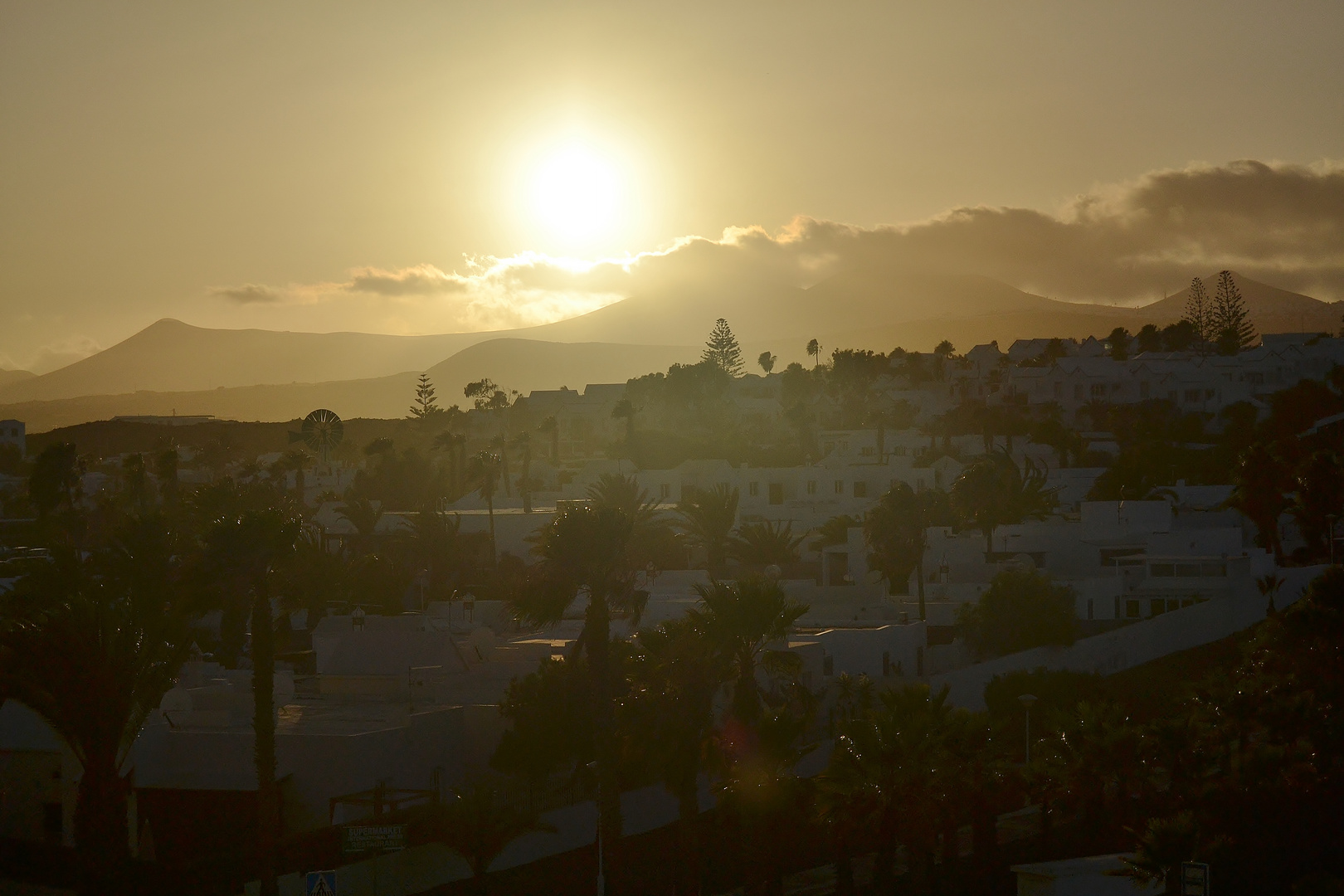 Puesta de sol en Lanzarote