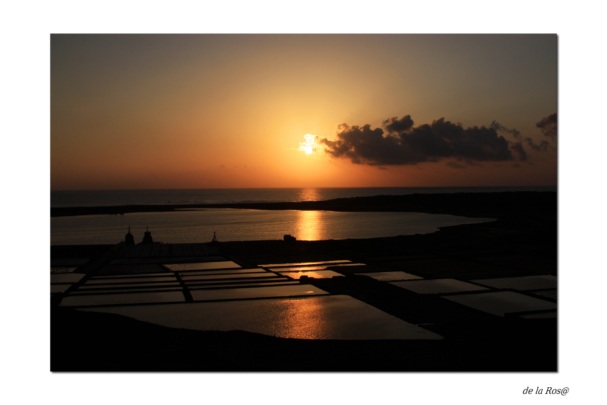 Puesta de sol en Las Salinas