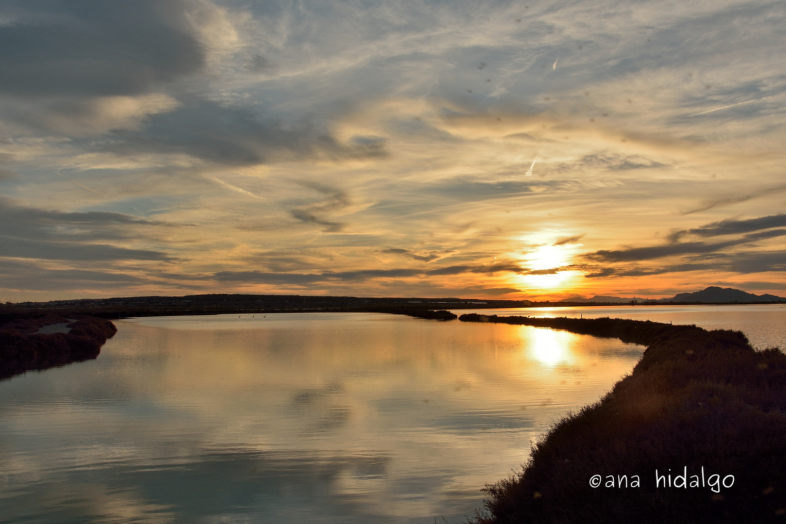 PUESTA DE SOL EN LAS SALINAS DE SANTA POLA