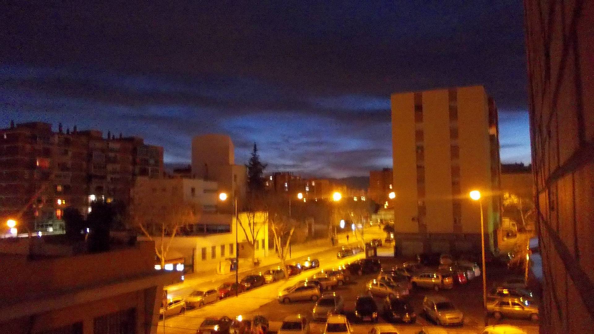 Puesta de sol en Málaga