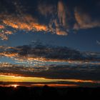 Puesta de sol en Santiago