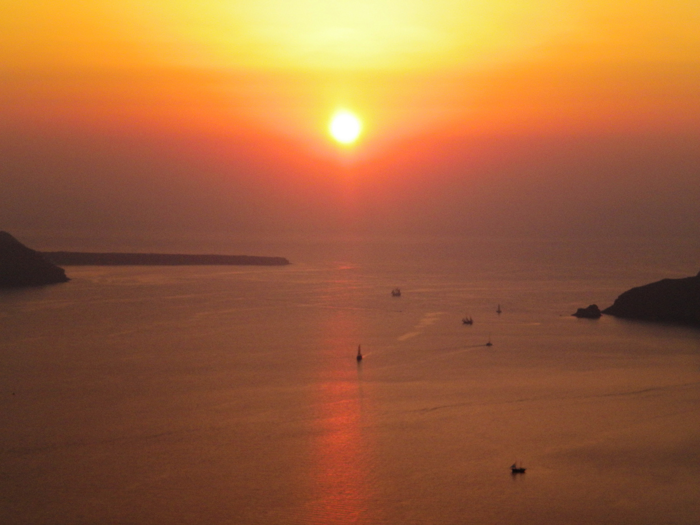 PUESTA DE SOL EN SANTORINI