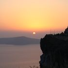 Puesta de sol en Santorini