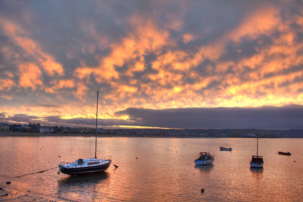 Puesta de sol en Skerries