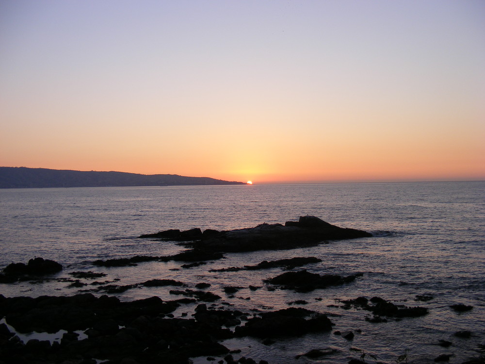 Puesta de Sol en Valparaiso - Chile