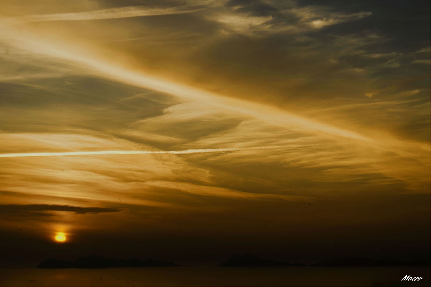 Puesta de sol en Vigo