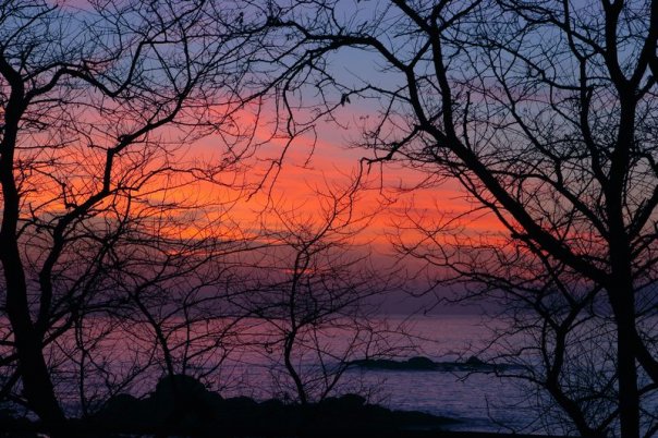 Puesta de sol en Vigo