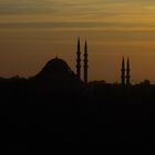 Puesta de sol tras las mezquitas