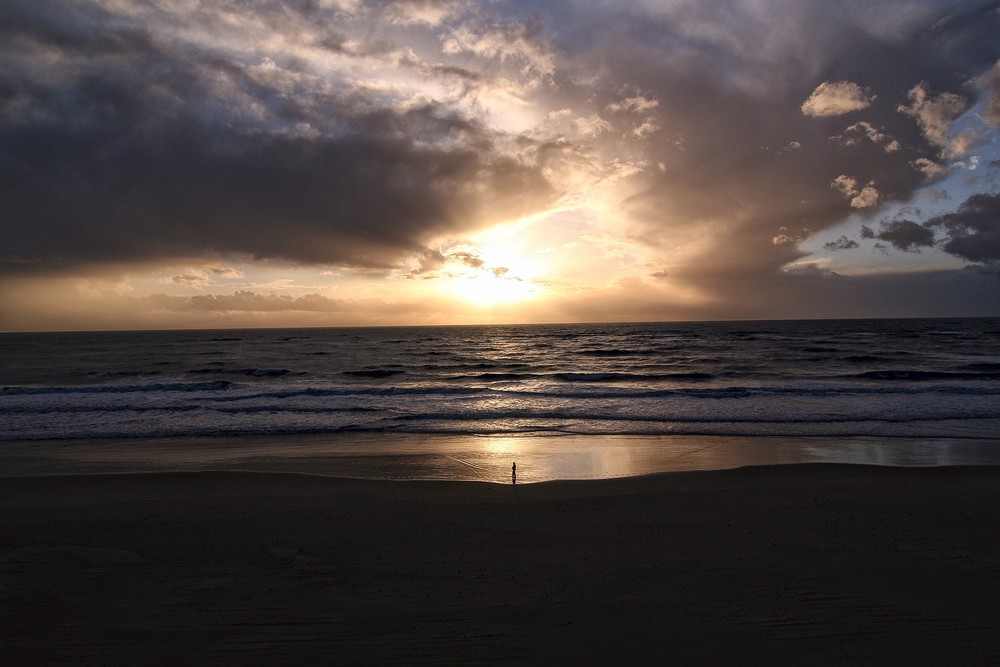 Puesta del sol , Cadiz