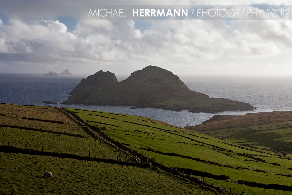 Puffin Island and Skelligs County Kerry Irland