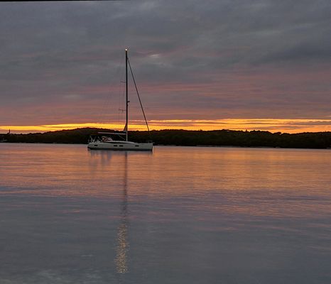 Pula, Sonnenuntergang