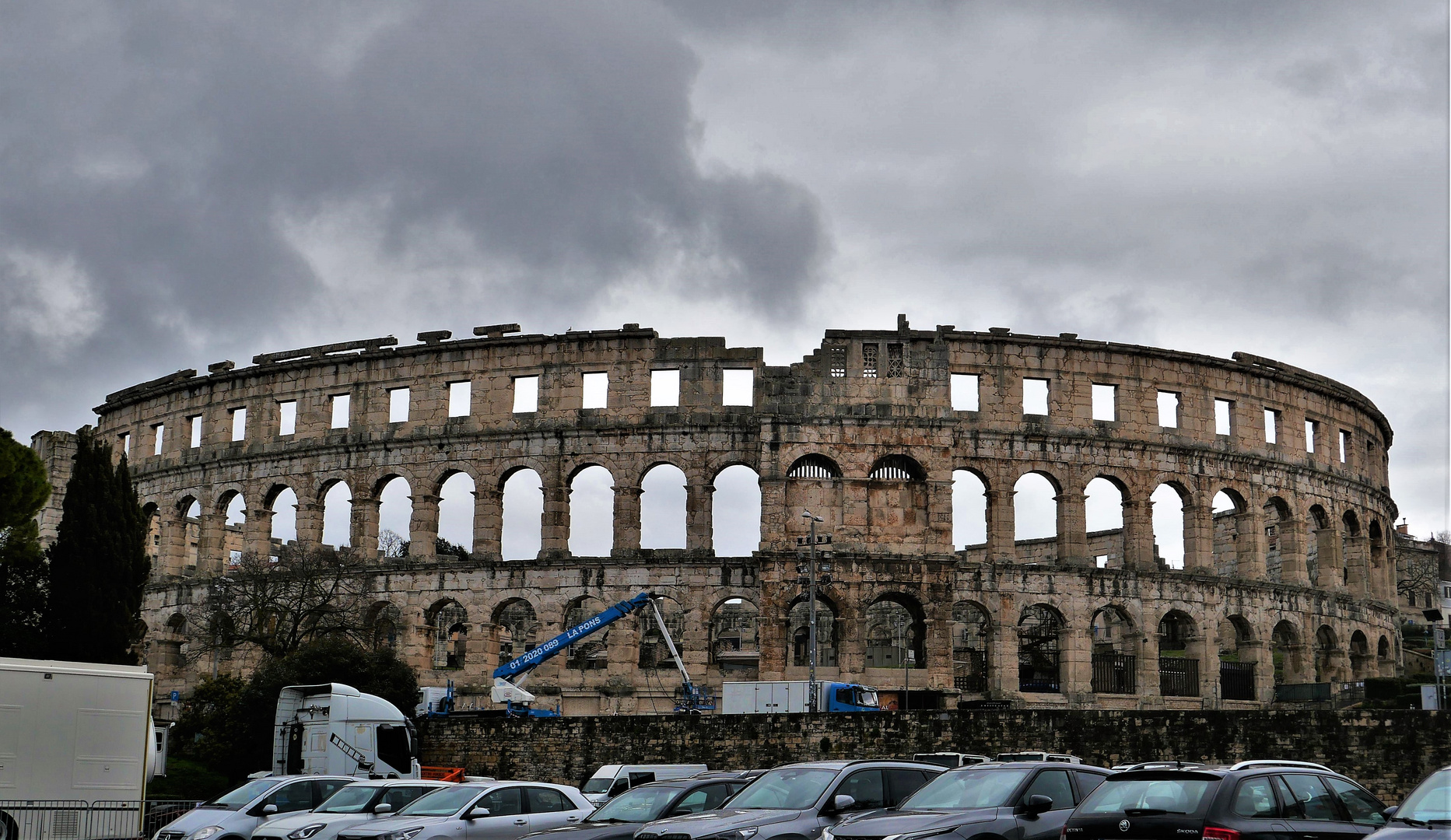 Pula's Roman Amphitheater