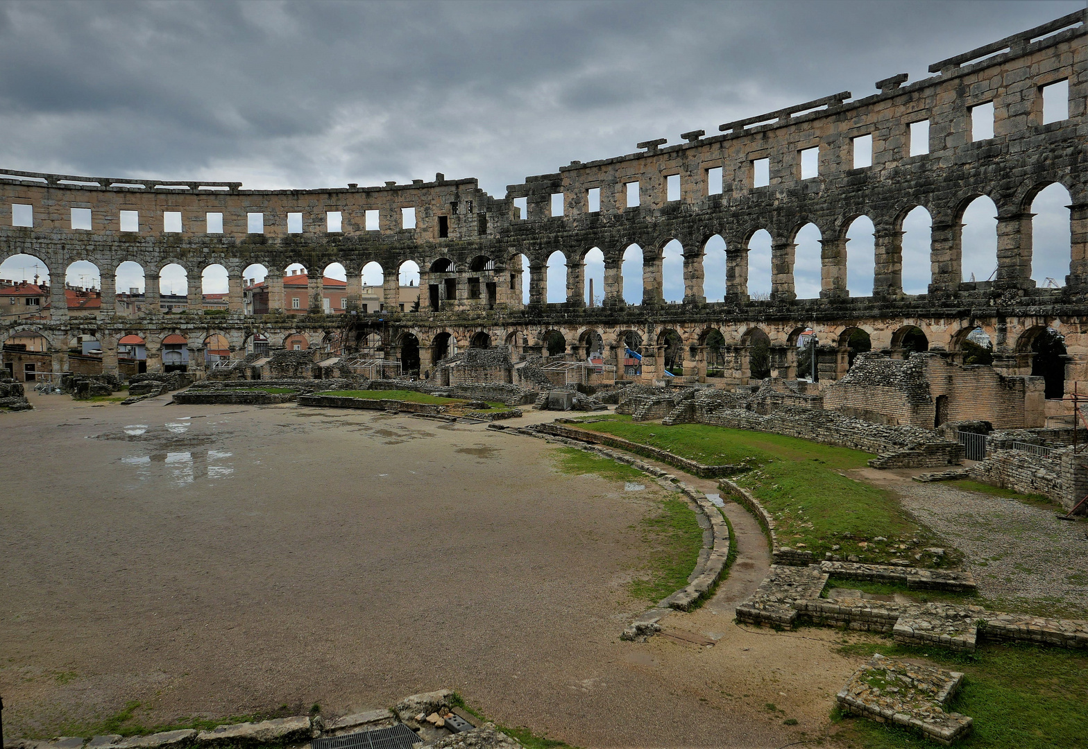 Pula's Roman Amphitheater