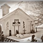 Pullman City - snow-covered boothill