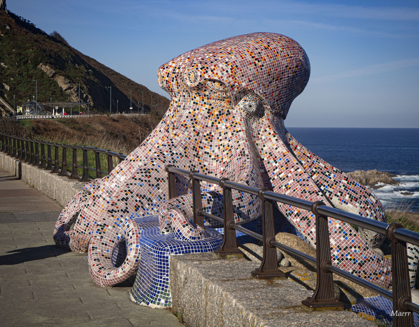  Pulpo a la gallega. Paseo Marítimo de La Coruña.