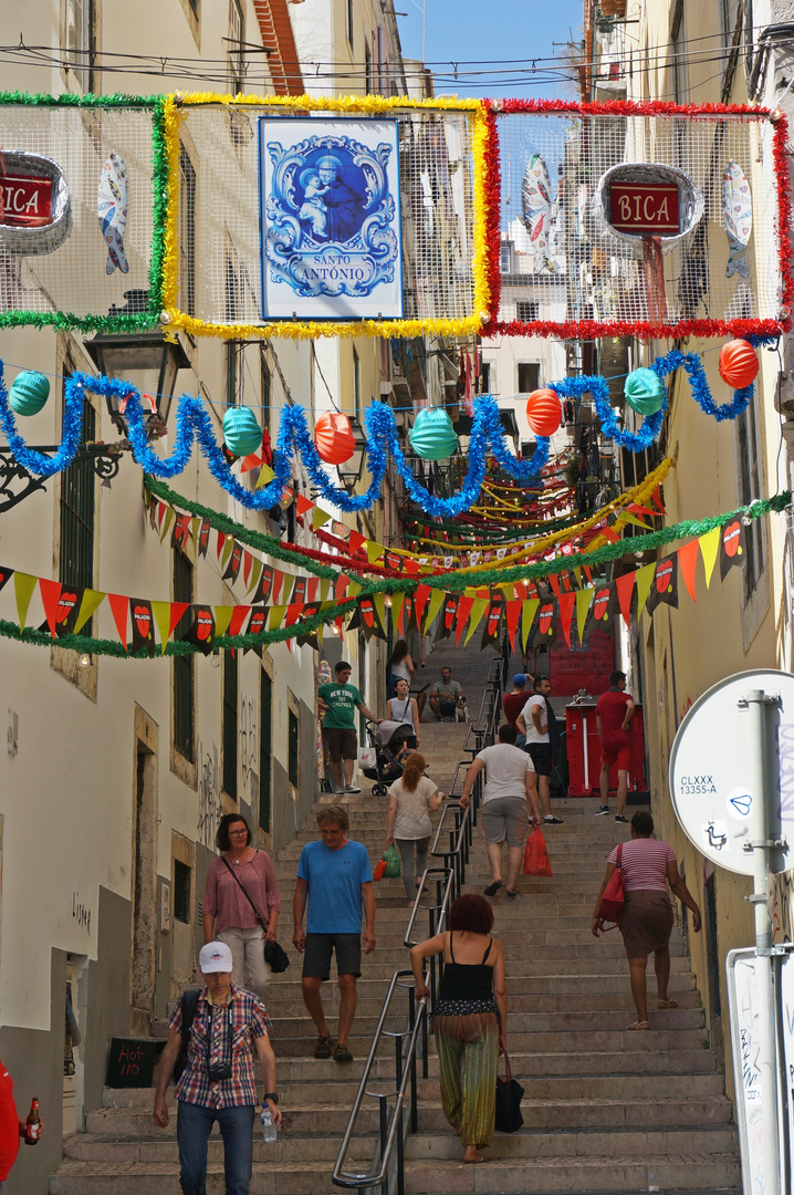 Pulsierendes Leben in Lissabon