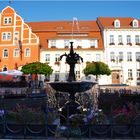 Pulsnitz - Der Brunnen auf dem Markt