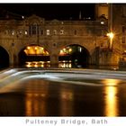 Pulteney Bridge in Bath, England