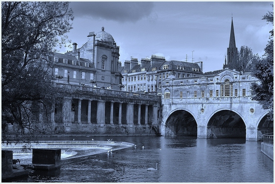 Pulteney Bridge in Bath s.u.