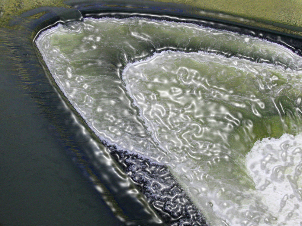 Pultney Weir in the city of Bath