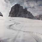 Pulverschnee am Langkofel