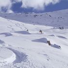 Pulverschnee in Zermatt