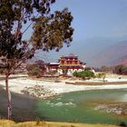 Punakha Dzong between the rivers