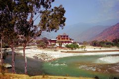 Punakha Dzong between the rivers
