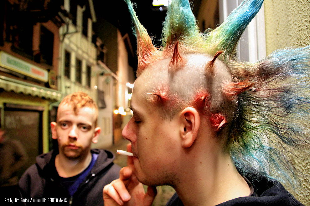 Punks in Alt-Sachsenhausen