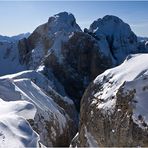 Punta Vallaccia hoch über dem Val di Fassa