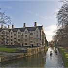 « Punts » sur la Cam, près de King’s College  --  Cambridge