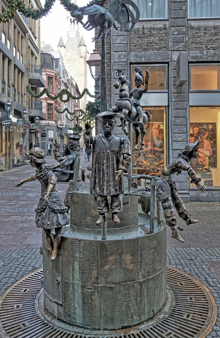 Puppenbrunnen in Aachen